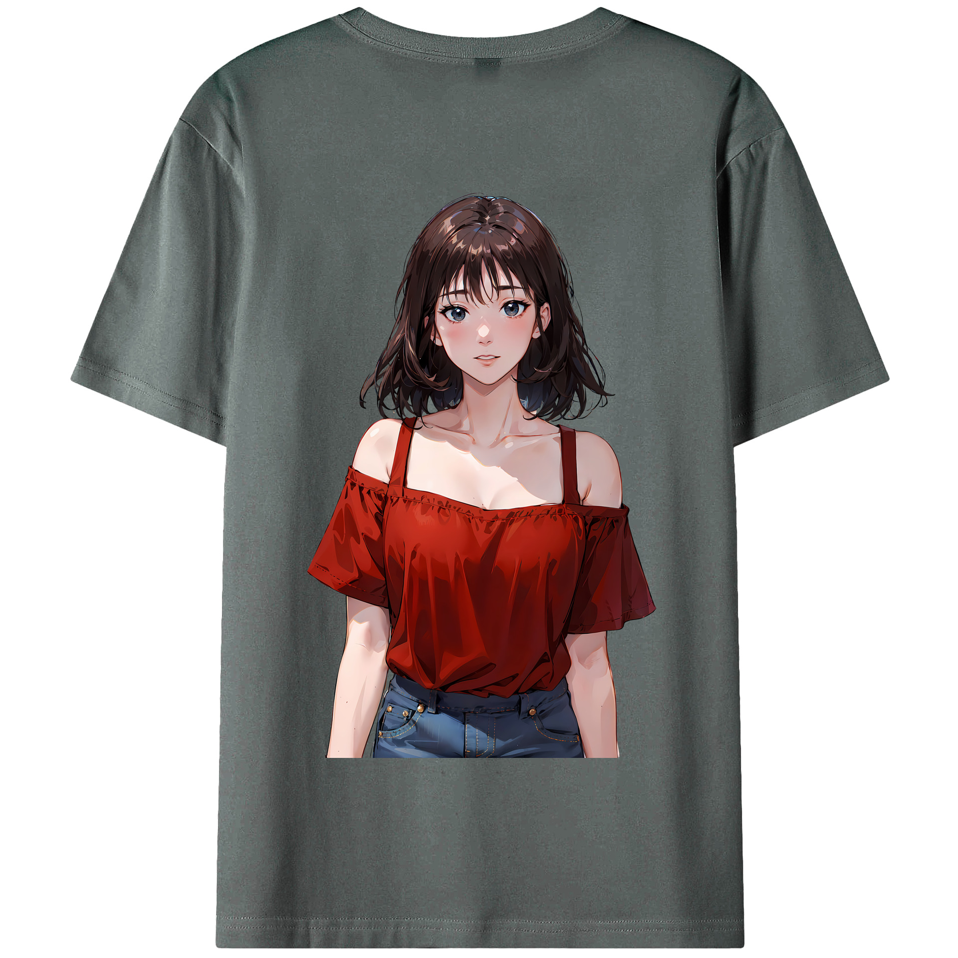 SLAM DUNK／スラムダンク 綿100％半袖Tシャツ（背面プリント）